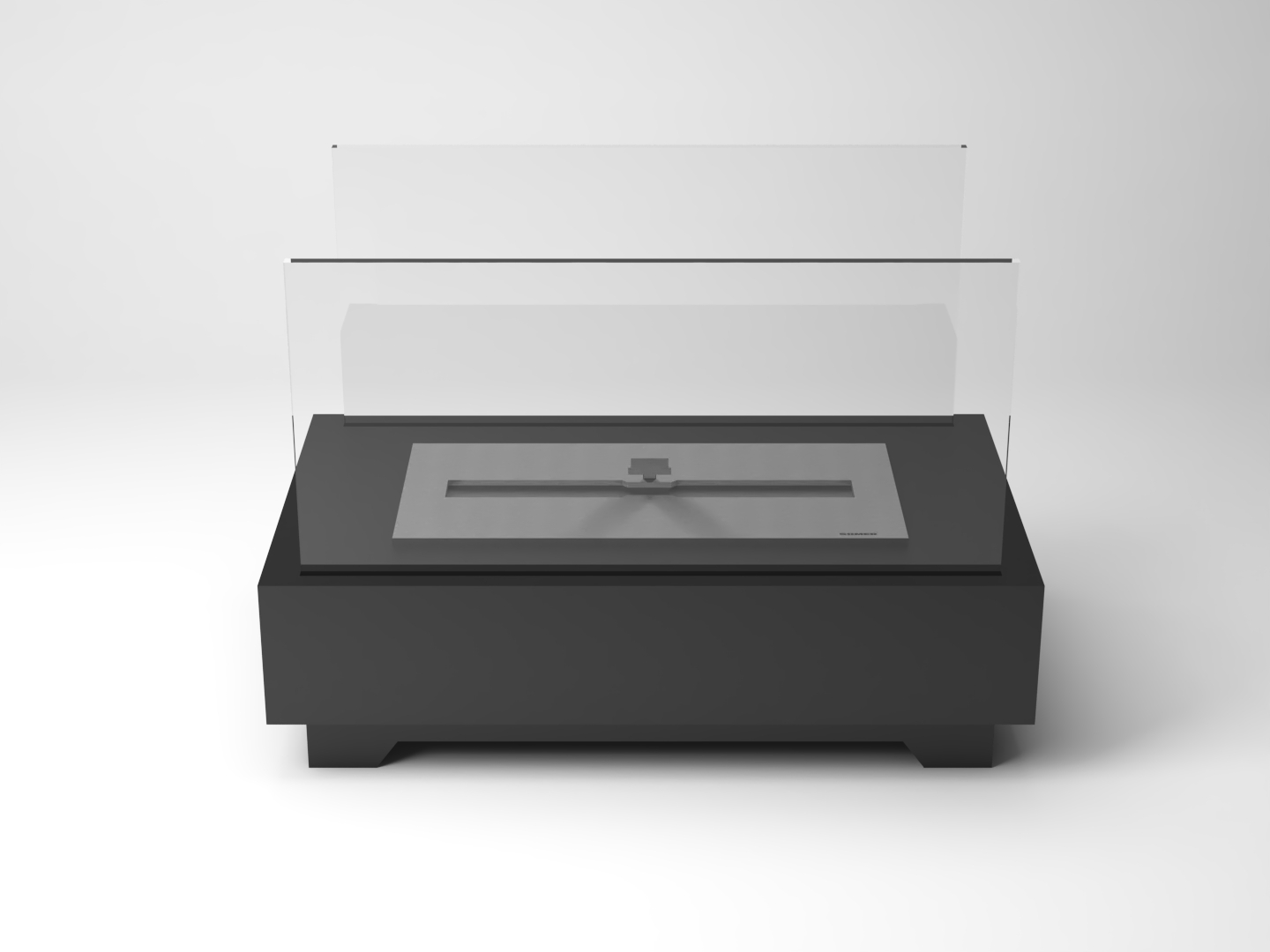 Queimador ecológico Somer QS-1500 em inox.